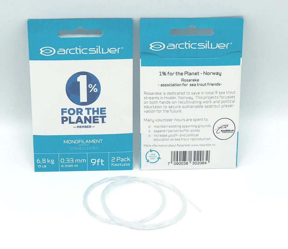 Monofilament Tapered Leader 2pcs. - 9ft.